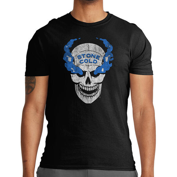 Young Mens Stone Cold WWE(R) Short Sleeve Graphic Tee - image 