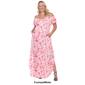Plus Size White Mark Cold Shoulder Tie-Dye Maxi Dress - image 7