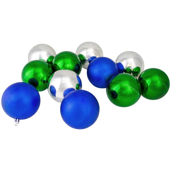 Northlight Seasonal 50ct. 2-Finish Christmas Ball Ornaments