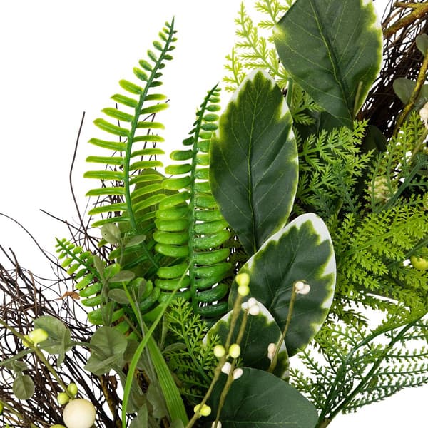 Northlight Seasonal Artificial Foliage Spring Wreath w/ Nest