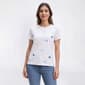 Plus Size Bonnie Evans Short Sleeve Bejewled Tossed Fish Tee - image 1