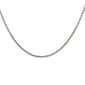Sterling Silver 16in. Diamond Cut Rope Necklace - image 1