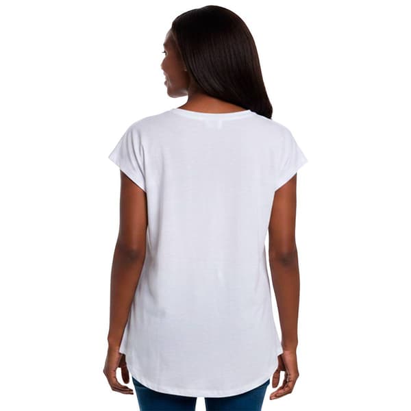 Womens Erika Dolman Sleeve Round Neck Coastal Tee