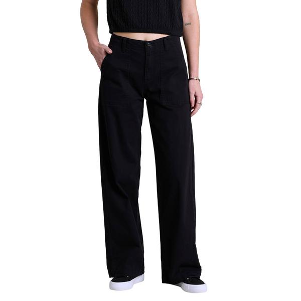 Womens Supplies by UNIONBAY Della Wide Leg Porkchop Twill Pants - image 
