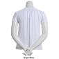 Petite Hasting & Smith Short Sleeve Solid Peasant Tee - image 2
