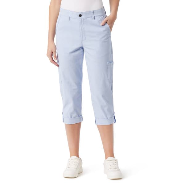Womens Gloria Vanderbilt Solid Utility Cargo Capris - image 