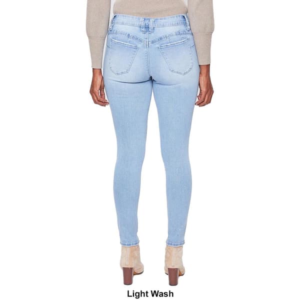 Plus Size Royalty WBB&#174; Five-Pocket Crosshatch Skinny Jeans