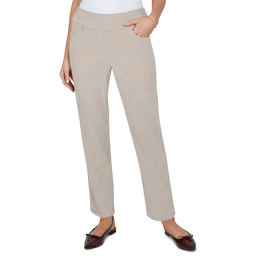 Womens Alfred Dunner Sunset Ridge Pull On Corduroy Pants