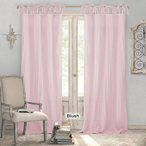 Elrene Jolie Semi-Sheer Curtain Panels