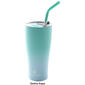 30oz. Insulated Tumbler with Straw - Ombre - image 3