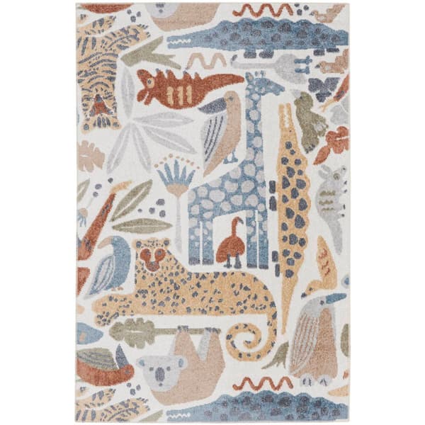 Nourison Astra Safari Rectangular Large Area Rug - image 