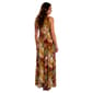 Womens Sami & Jo Sleeveless Leaf Keyhole Neck Maxi Dress - image 2
