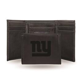 Mens NFL New York Giants Faux Leather Trifold Wallet