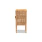 Baxton Studio Vivan Bohemian Natural Rattan 1-Door Nightstand - image 4