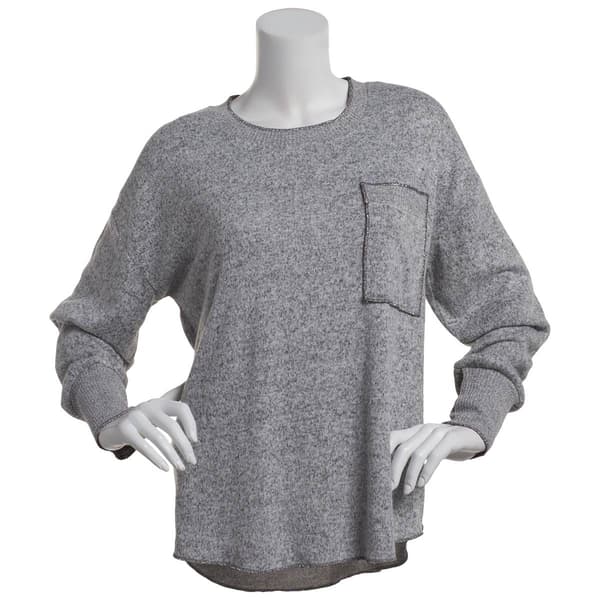 Womens Architect&#40;R&#41; Long Sleeve 1 Pocket Hacci Tee