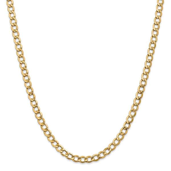 Gold Classics&#40;tm&#41; 5.25mm. 14k Semi Solid Curb Link Necklace - image 