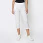 Petite Napa Valley 21in. Solid Lace Hem Capris - image 6