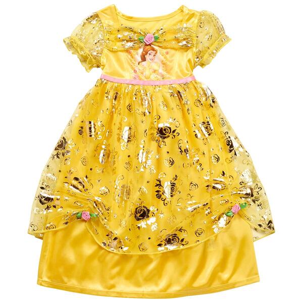 Toddler Girl Disney Princess Belle Sleep Gown - image 