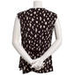 Womens Kasper Sleeveless Side Tie Dot Blouse - image 3
