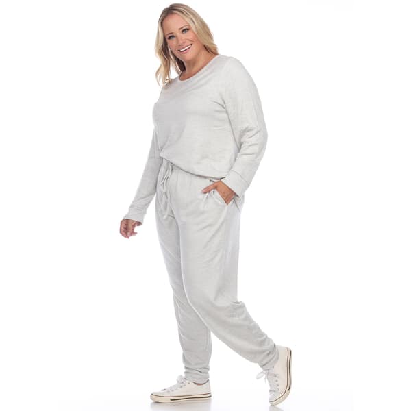 Plus Size White Mark Two Piece Pants Set - Boscov's