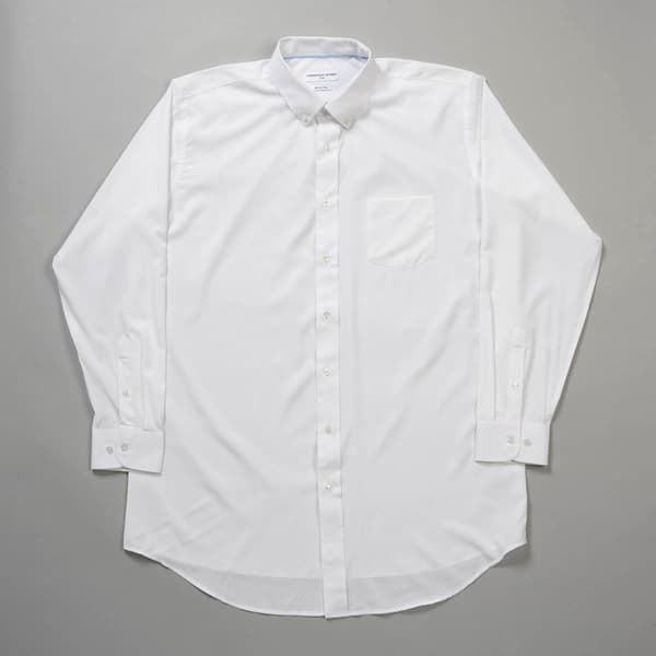 Mens Big & Tall Christian Aujard Solid Dress Shirt - image 