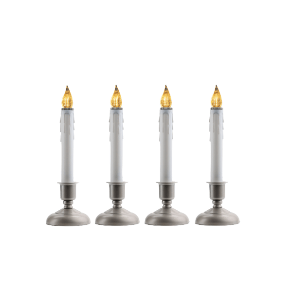 IMC Cape Cod LED Battery Window Candle With Timer 4pc. Set