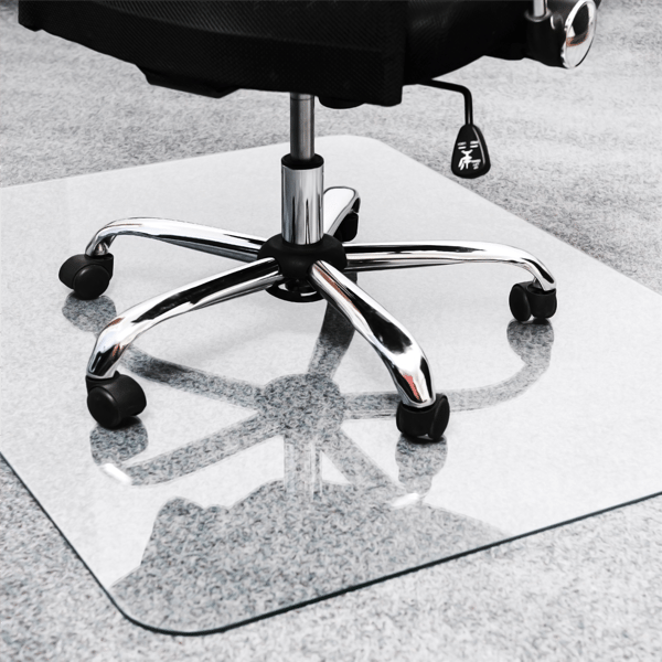 Floortex® Glaciermat® Heavy Duty Glass Chair Mat