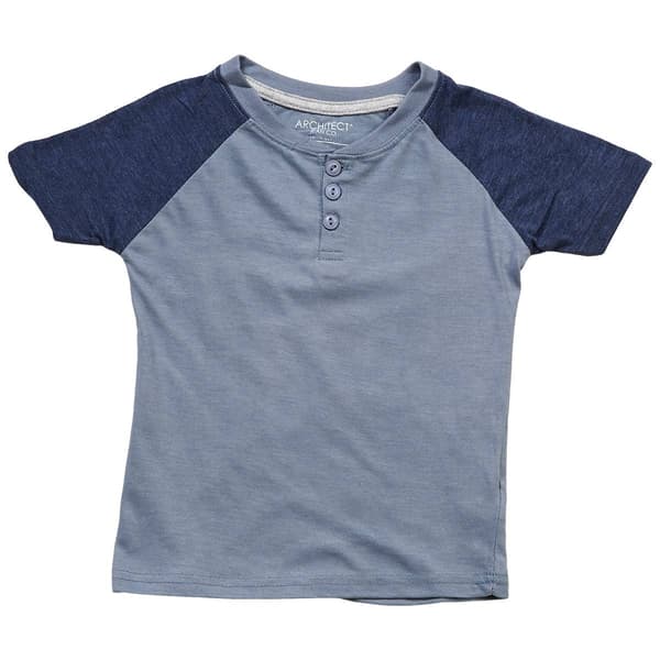 Toddler Boy Architect(R) Color Block Raglan Henley Short Sleeve Tee - image 