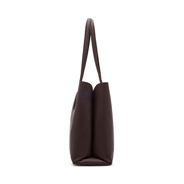 Anne Klein Bonded Dbl Cmp Tote W/Charm $102