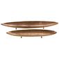 9th & Pike&#40;R&#41; Long Boat-Shaped Hammered Copper Trays - Set of 2 - image 1