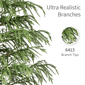 Puleo International 7.5ft. Pre-Lit LED Norfolk Fir Christmas Tree - image 5