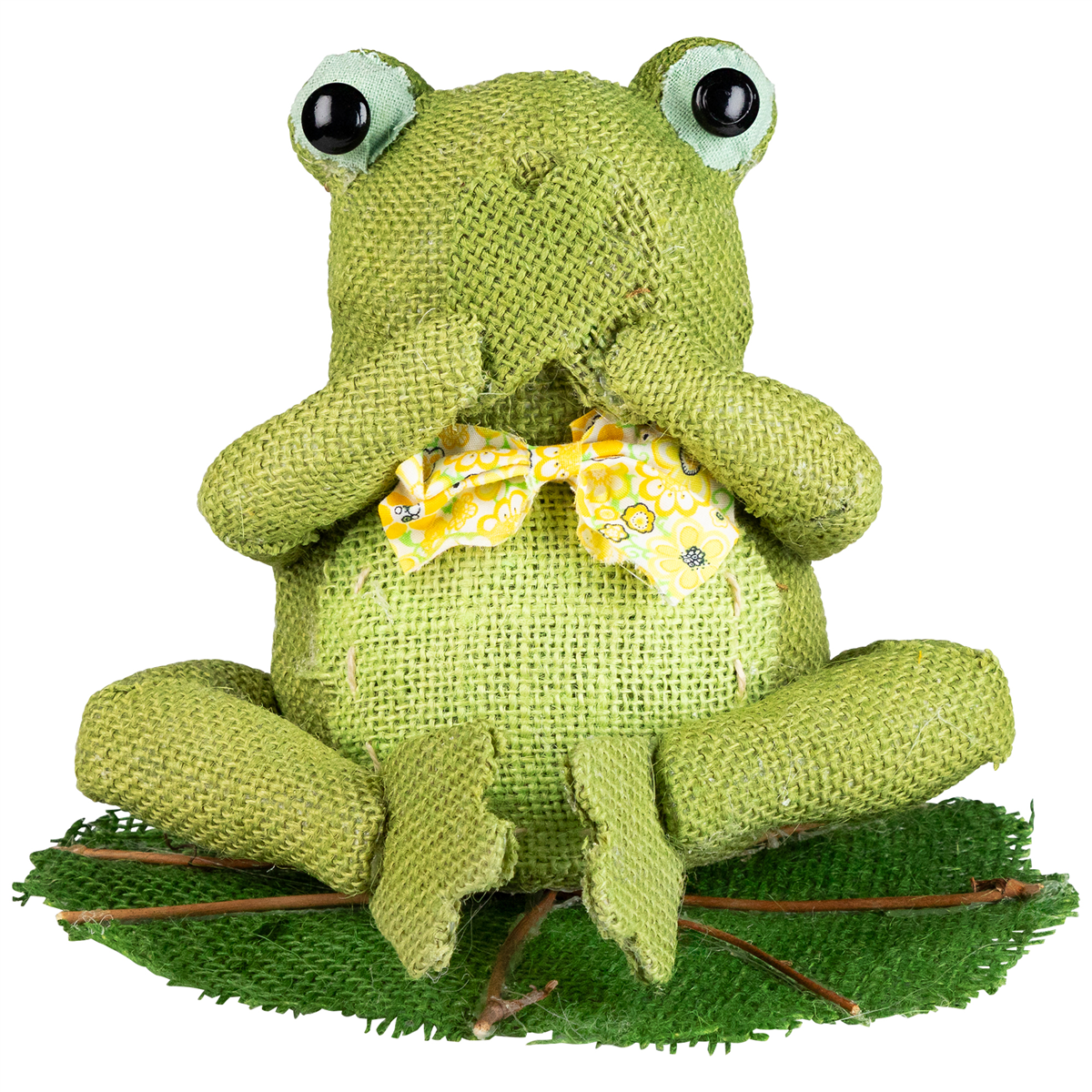 Northlight 7.5in. Sitting Speak No Evil Frog Decor