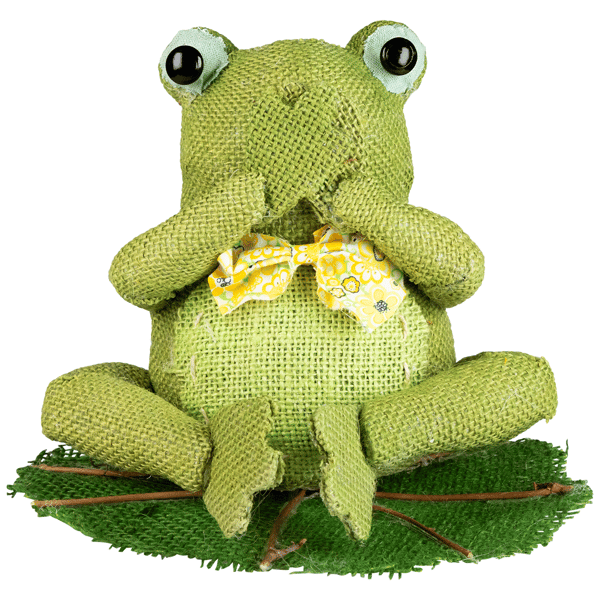 Northlight 7.5in. Sitting Speak No Evil Frog Decor