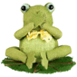 Northlight 7.5in. Sitting Speak No Evil Frog Decor - image 2