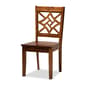 Baxton Studio Rava Walnut Brown Finished Wood 5pc. Dining Set - image 2