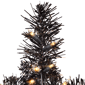 Northlight 3ft. Pre-Lit Artificial Black Tinsel Halloween Tree - image 4