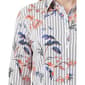 Womens NY Collection Long Sleeve Stripe Floral Button Down Blouse - image 4