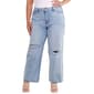Juniors Plus Wallflower Chloe Distressed Denim Skater Jeans - image 1