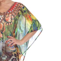 Womens White Mark Novelty Maternity Poncho