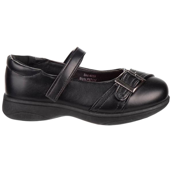 Little Girls Petalia® Strapped Buckle Accent Mary Jane Flats