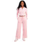 Juniors Derek Heart Velour Mock Neck Jacket & Pants Set - image 1