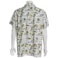 Young Mens VSTR Short Sleeve Stretch Button Down Shirt - White - image 3