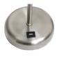 LimeLights Brushed Steel Lamp/USB Charge Port/Blue Shade-Set of 2 - image 4