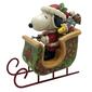 Jim Shore Peanuts Snoopy & Woodstock in Sleigh Christmas Figurine - image 1