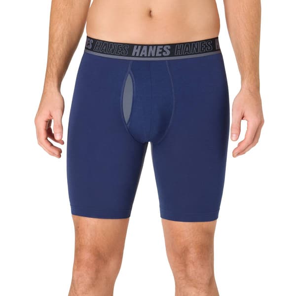 Mens Hanes Ultimate(R) Moves Cotton Stretch Boxer Briefs - image 