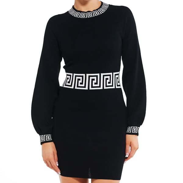 Juniors Jolie & Joy Eternal Midnight Raglan Sleeve A-Line Dress