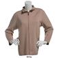 Petite Hasting & Smith Solid Quilted Zip Jacket - image 6