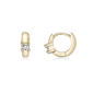 Brilliant Grown 1/10ctw. Lab-Grown Diamond Hoop Earrings - image 2
