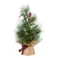 Kurt S. Adler 24in. Berries & Plaid Ribbon Pine Tree - image 4