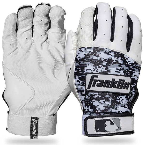 Franklin® Adult Digitek MLB Gloves-Grey/White/Black